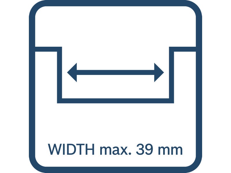Akumulatorski rezkalnik zidnih utorov Bosch GNF 18V-40 v kovčku, 06016C5000